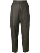 Philosophy Di Lorenzo Serafini High Waist Cropped Trousers - Green