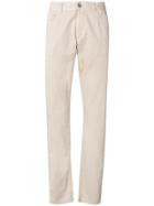 Canali Straight Fit Trousers - Neutrals