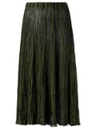 Gig - Knit Midi Skirt - Women - Polyamide - Pp, Green, Polyamide