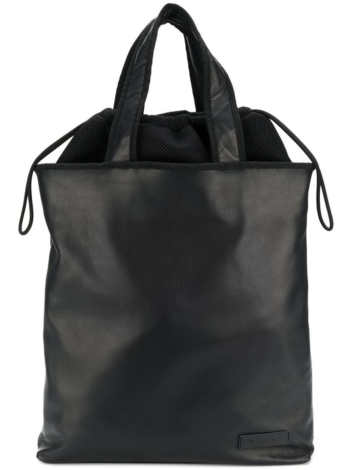 Marni Shopper Tote Bag - Black