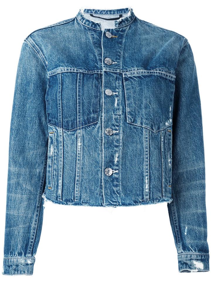 Helmut Lang - Ghost Wash Jacket - Women - Cotton/polyester - S, Blue, Cotton/polyester