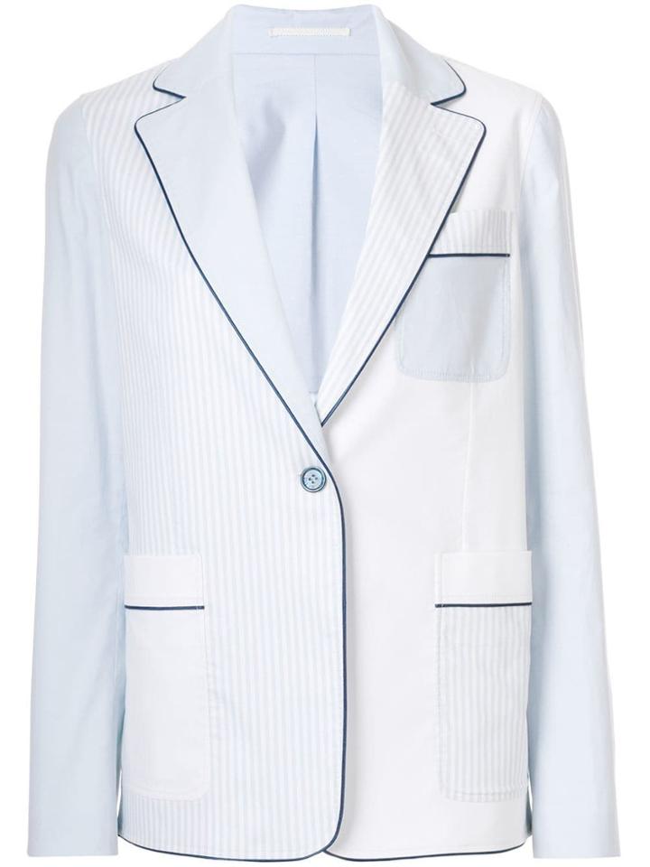Golden Goose Striped Blazer - Blue