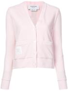 Thom Browne Buttoned Cardigan - Pink