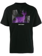 Palm Angels Palm Angels - Man - Night Vision Deer S/s Tee Black