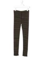Essence Kids Teen Striped Leggings - Black