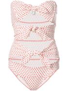 Lisa Marie Fernandez Cut-out Detail Swimsuit - White
