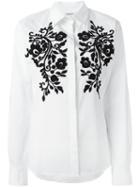 P.a.r.o.s.h. Flower Patched Shirt