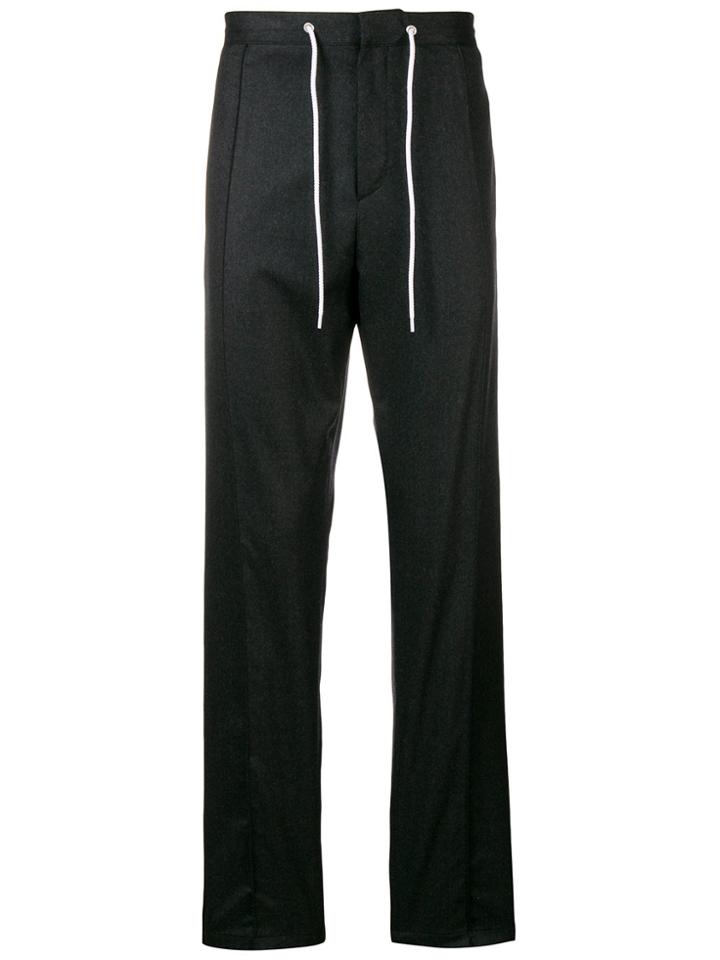 Kenzo Tailored Drawstring Trousers - Blue