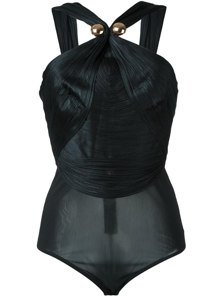 Maria Lucia Hohan Halterneck Bodysuit