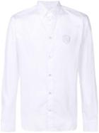 Frankie Morello Patch Embellished Shirt - White