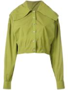 Romeo Gigli Pre-owned Cropped Jacket - Green