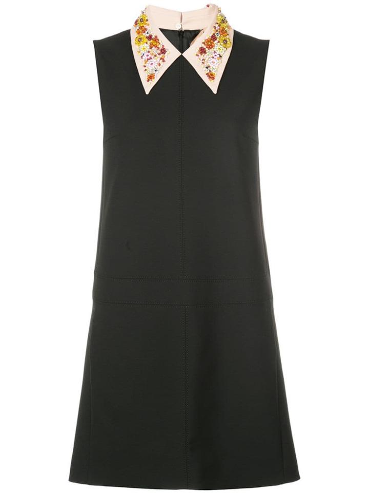 Nº21 Beaded Shift Dress - Black