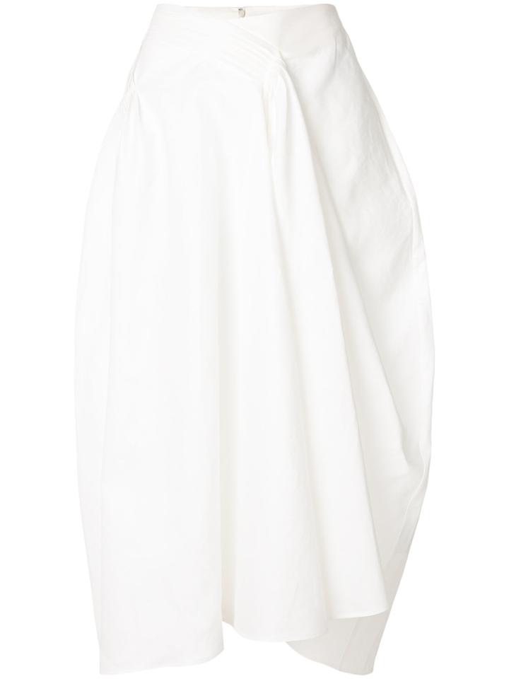 Jil Sander Wrap Skirt - White