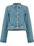 Aalto Buttoned Denim Jacket - Blue