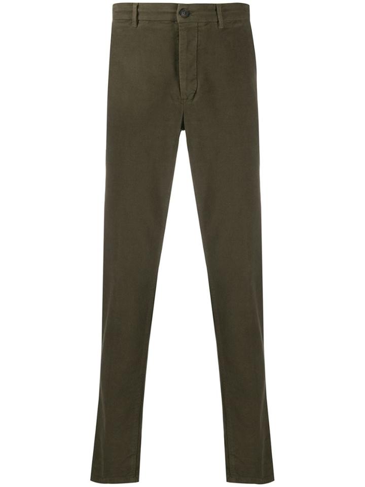 Altea Straight-leg Tailored Trousers - Green