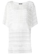 Faith Connexion X Nvds Lace T-shirt Dress - White