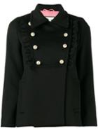 Gucci - Double-breasted Jacket - Women - Silk/acetate/viscose/wool - 40, Black, Silk/acetate/viscose/wool