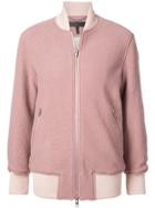 Rag & Bone Boxy Zip Jacket - Pink & Purple