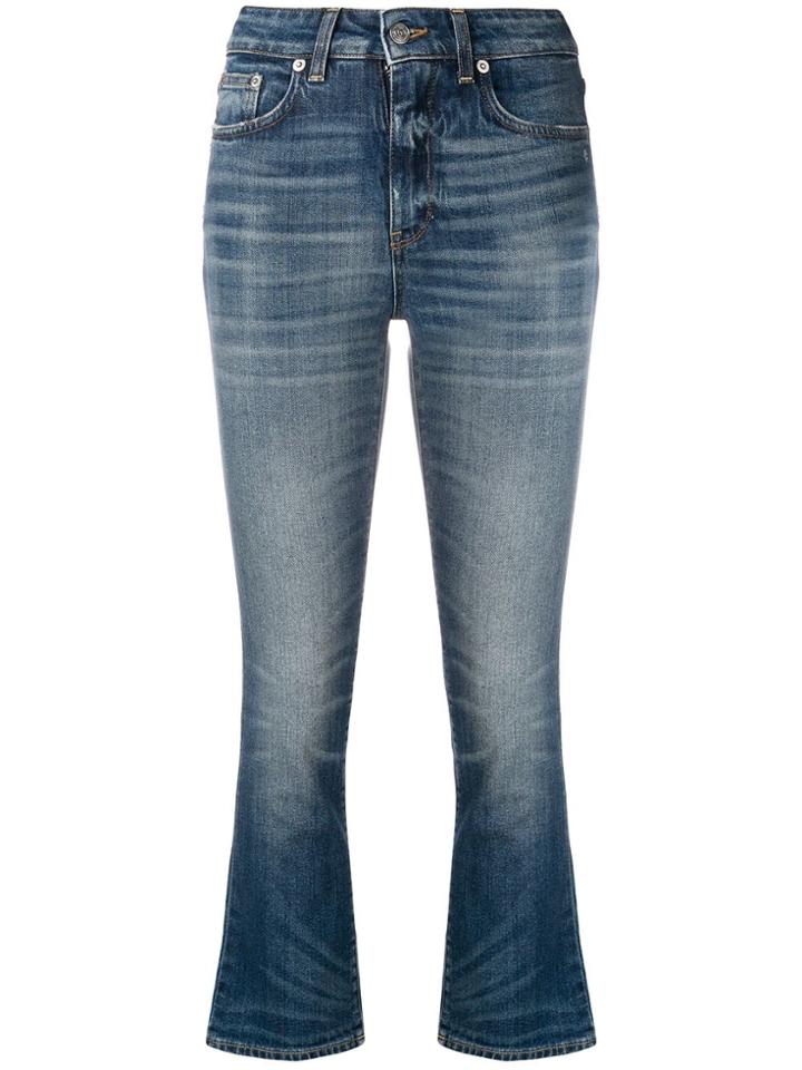 Department 5 Cropped Slim-fit Jeans - Blue