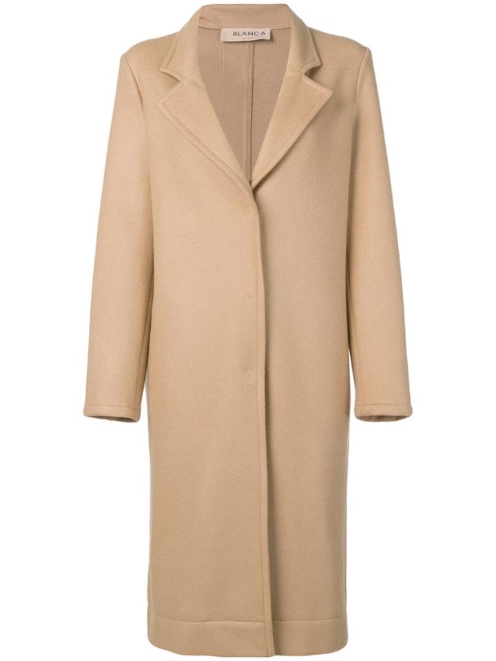 Blanca Snap Button Coat - Neutrals