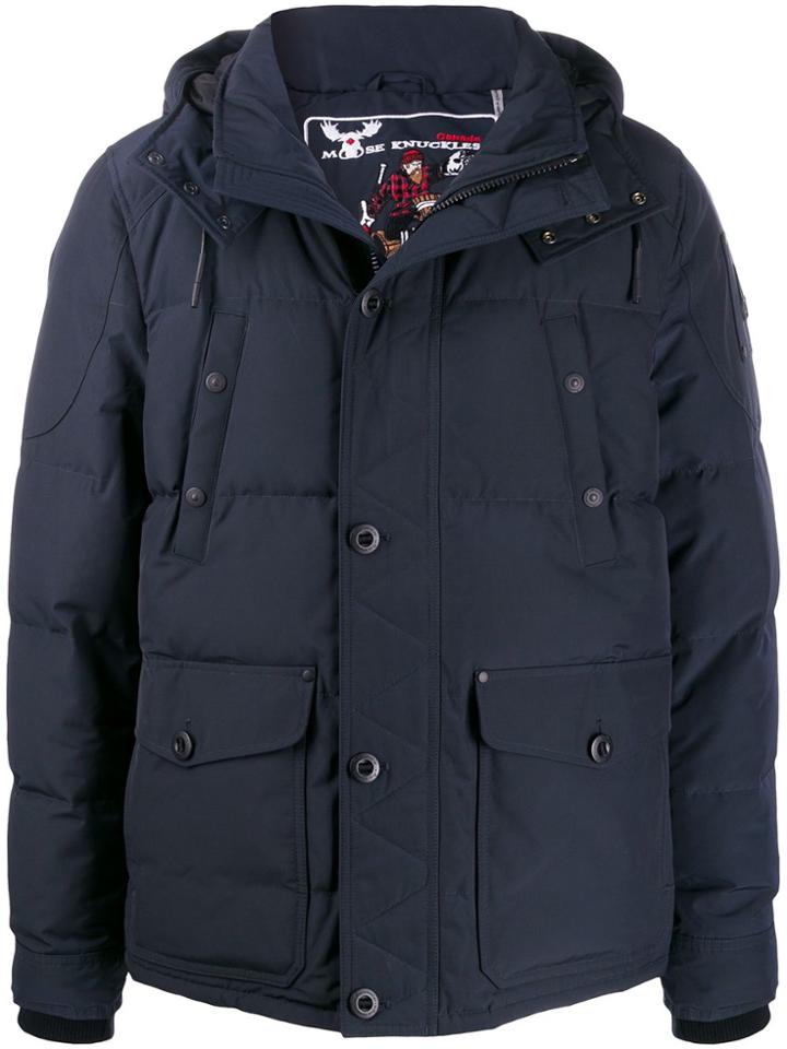 Moose Knuckles Moose Knuckles M39mj122n 415 True Navy Natural