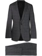 Boss Hugo Boss Checked Two Piece Suit - Grey