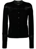 Dolce & Gabbana Cut-out Detail Cardigan - Black