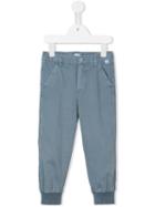 Il Gufo Elasticated Ankle Cuff Trousers, Toddler Boy's, Size: 4 Yrs, Blue
