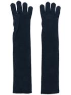 Drumohr Long Gloves - Blue