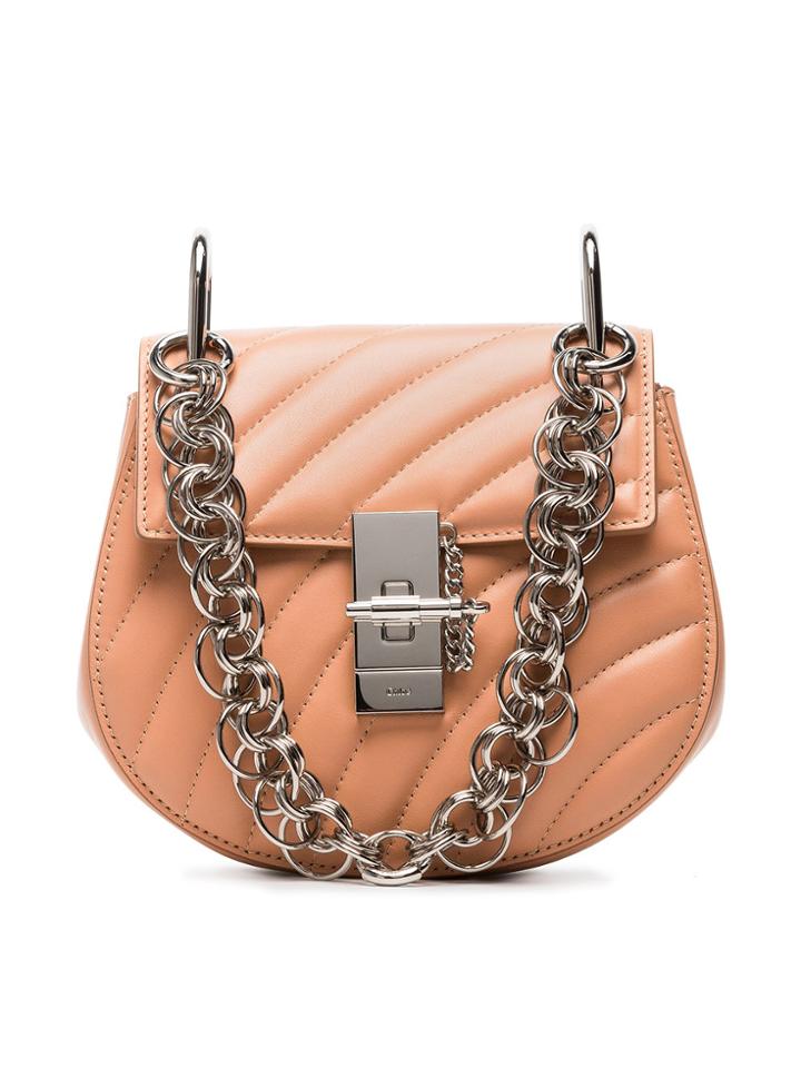 Chloé Drew Bijou Small Shoulder Bag - Pink & Purple