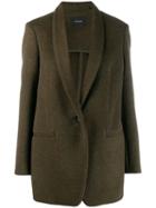 Isabel Marant Classic Tailored Blazer - Green