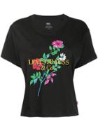 Levi's Floral Print T-shirt - Black