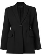 Proenza Schouler Single Breasted Waisted Jacket - Black