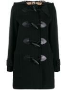 Burberry Hooded Duffle Coat - Black