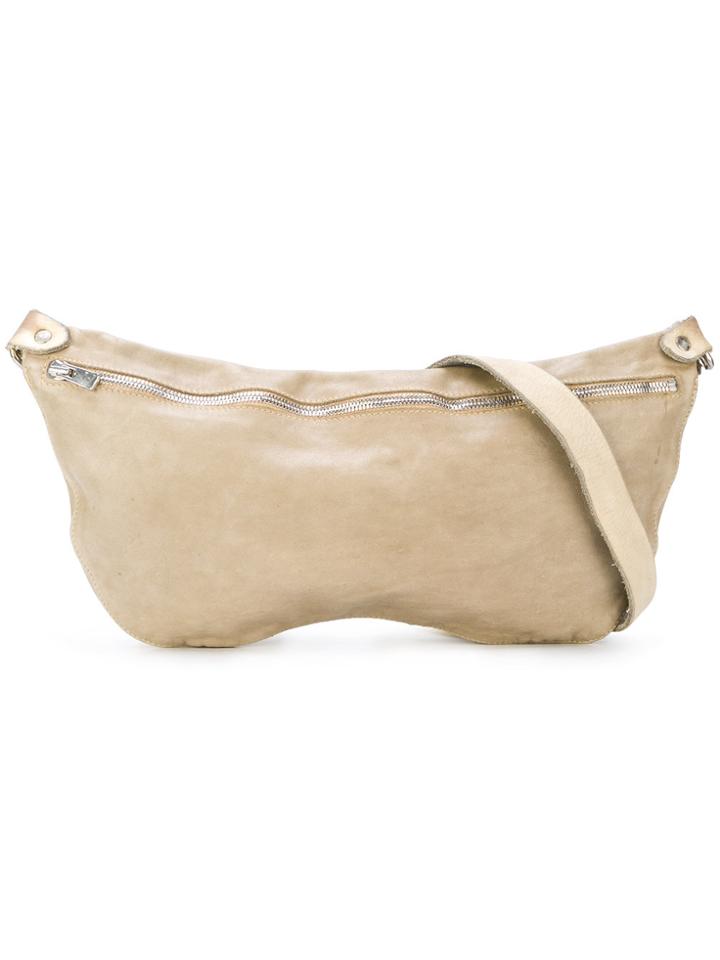 Guidi Zipped Crossbody Bag - Nude & Neutrals