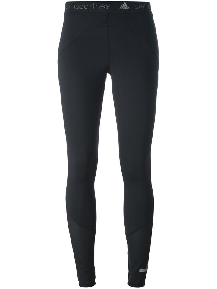 Adidas By Stella Mccartney 'run' Leggings, Women's, Size: Small, Black, Polyester/spandex/elastane