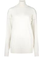 Céline Turtleneck Jumper, Women's, Size: Small, White, Silk/cashmere