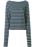Jacquemus Striped Sweater, Women's, Size: 38, Blue, Cotton