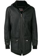 Sylvie Schimmel Shearling Hooded Jacket - Black