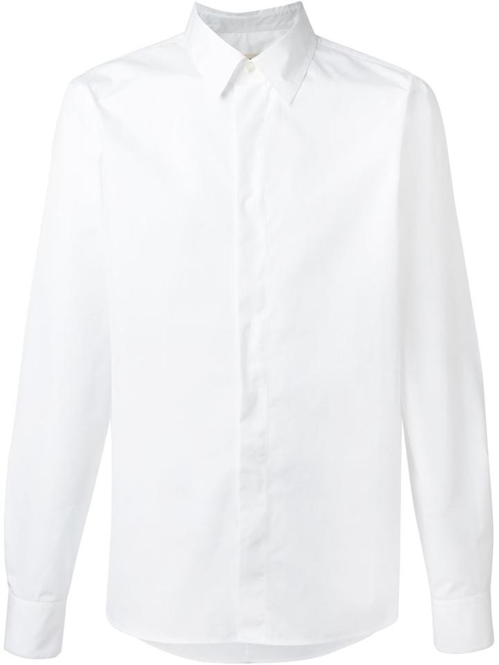 Marni Classic Shirt, Men's, Size: 46, White, Cotton