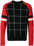 Ami Paris Tricolour Crewneck Sweater - Black