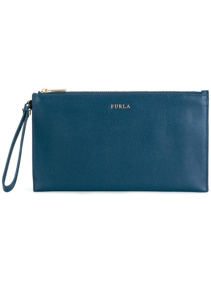 Furla Babylon Clutch - Blue