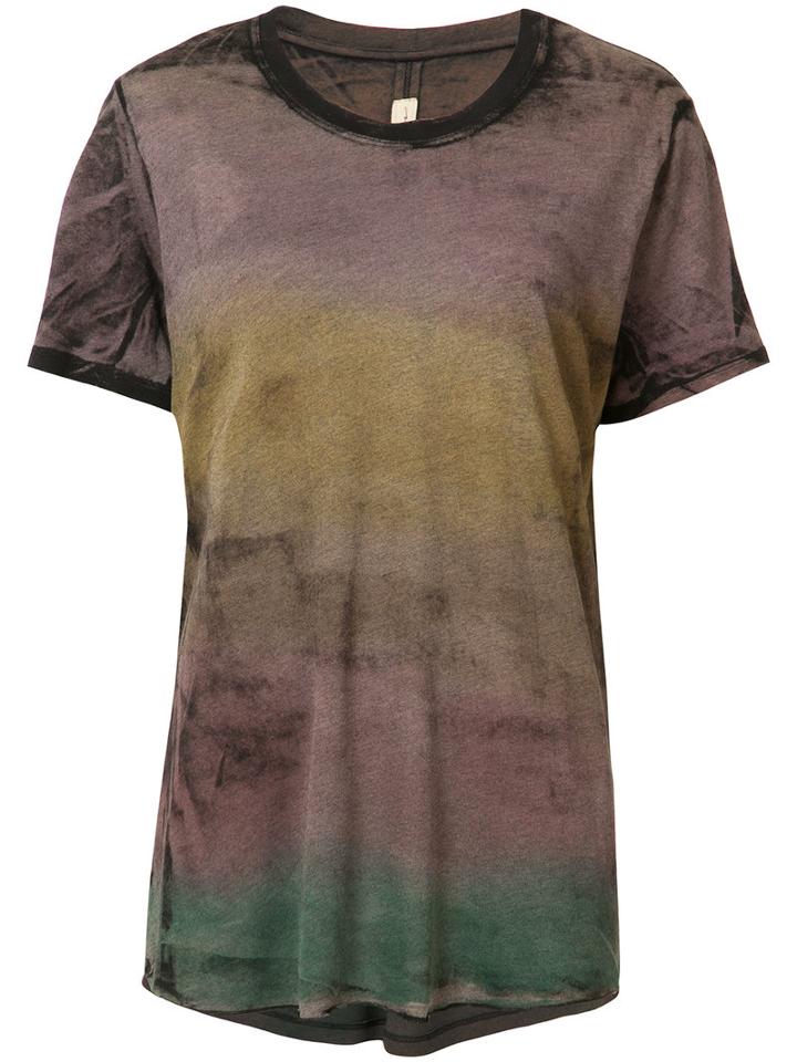 Raquel Allegra Tie-dye T-shirt, Women's, Size: 1, Brown, Cotton/polyester