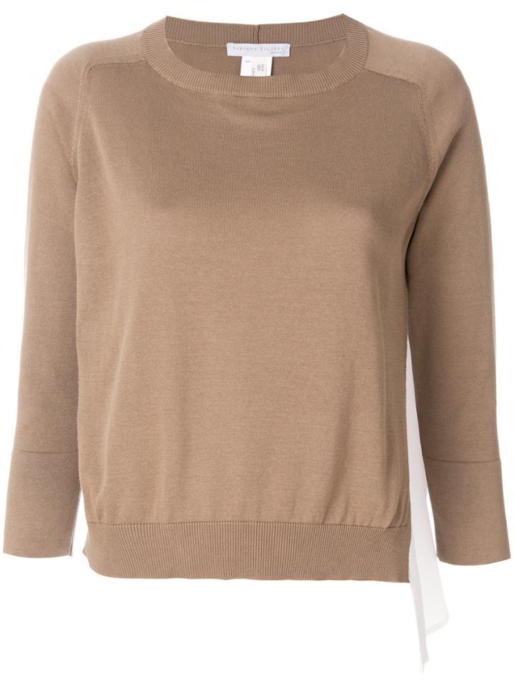 Fabiana Filippi Round Neck Jumper - Brown