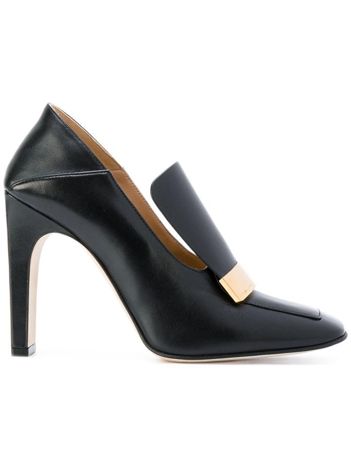 Sergio Rossi Ankle Length Pumps - Black
