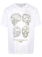 Blackbarrett Skull Graphic Print T-shirt - White