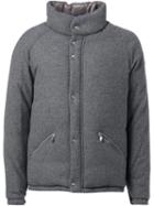 Moncler Gamme Bleu Reversible Padded Jacket, Men's, Size: 4, Grey, Feather Down/polyamide/wool