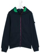 Ai Riders On The Storm Kids Printed Hood Jacket - Blue