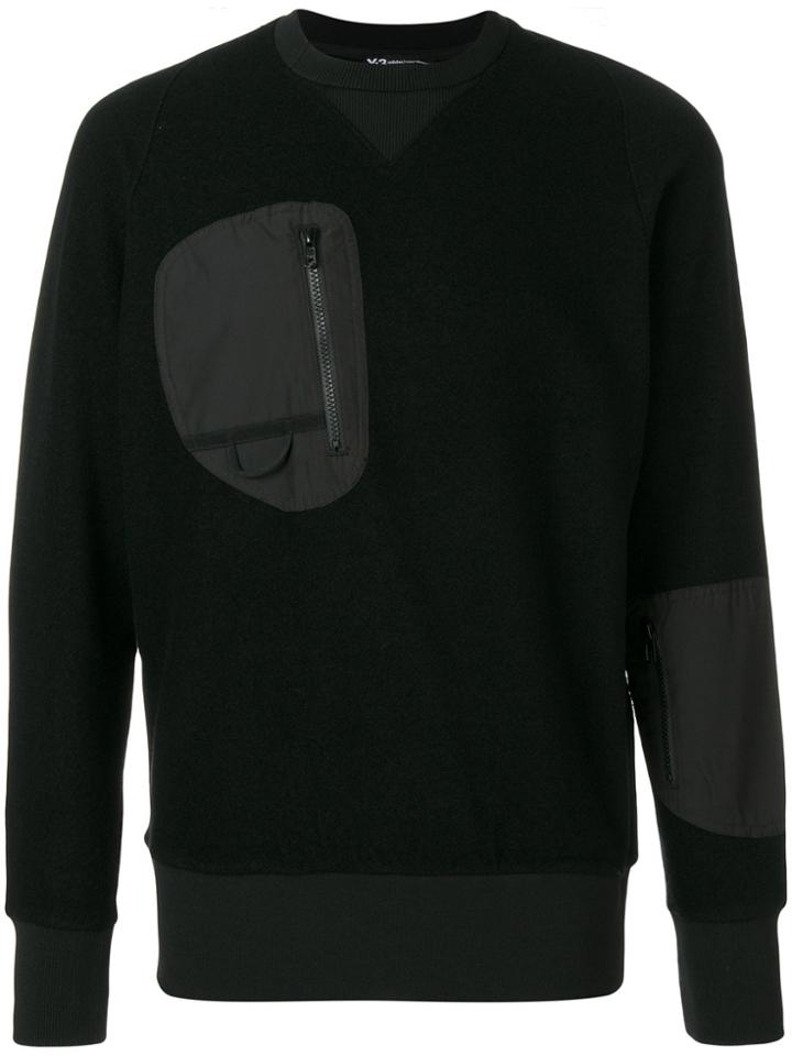 Y-3 Patch Pocket Sweatshirt - Black