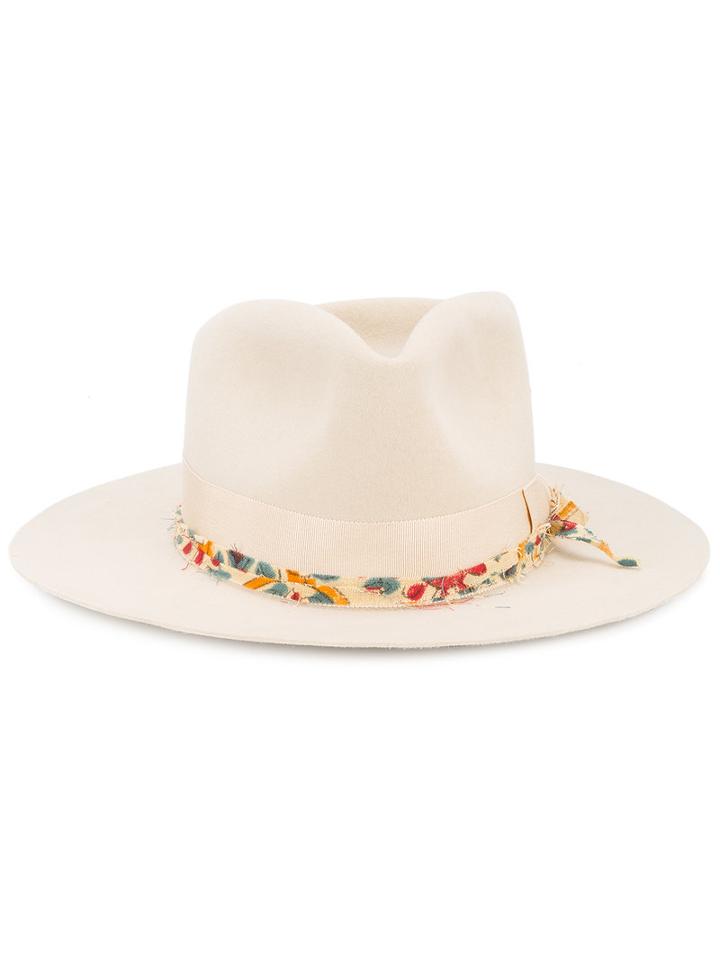 Nick Fouquet Heatherton Hat, Women's, Size: Medium, Nude/neutrals, Leather